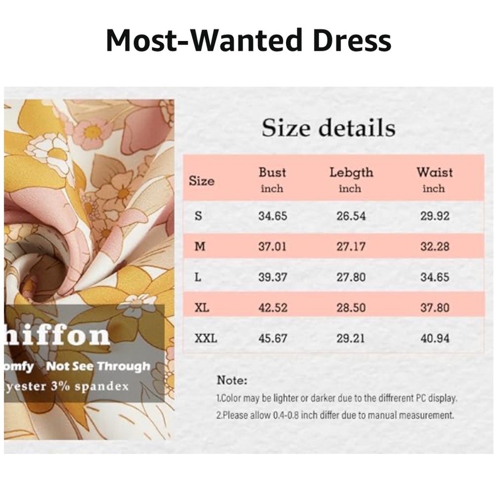 Floral babydoll mini dress - Picture 6 of 6